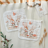 Set 3 Khăn sữa cotton 6 lớp mềm mại Mochee ( các mẫu )