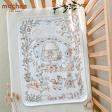 Lót Thay Bỉm Cotton Hoạ Tiết Cổ Tích Mochee ( hộp )