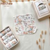 Set 4 khăn sữa cổ tích 6 lớp Mochee ( 30x30cm )