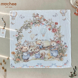 Khăn tắm cotton 6 lớp cổ tích Mochee ( 110x110cm )