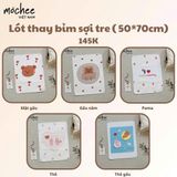 Lót thay bỉm sợi tre Mochee ( các mẫu )