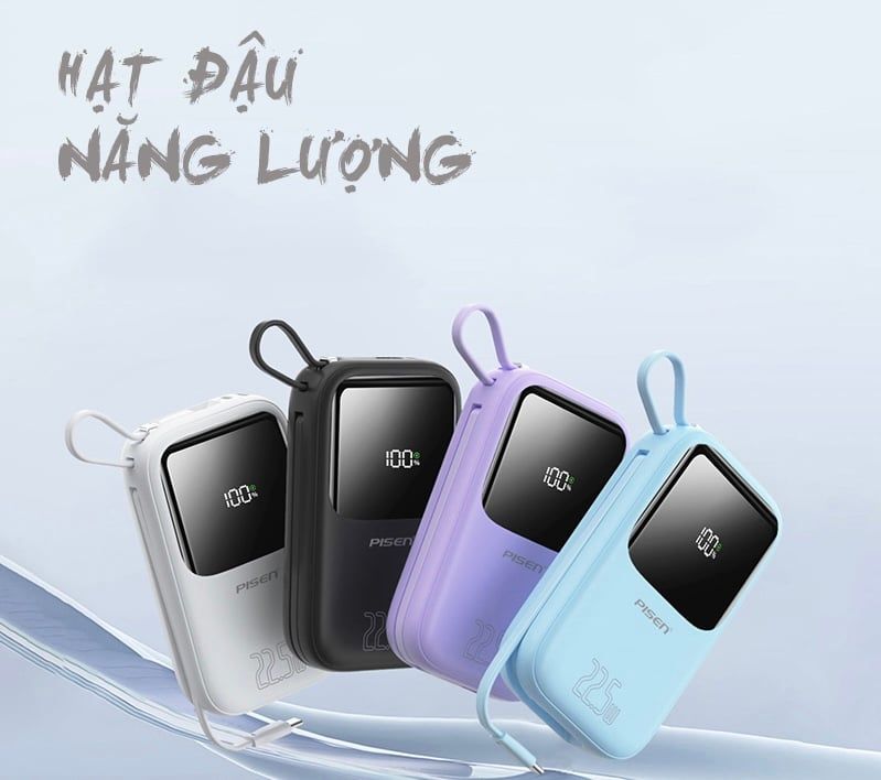 Sạc dự phòng PISEN QUICK Power link 22.5W 20000mAh L - C TP-D088