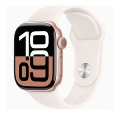 Series 10 42mm LTE viền nhôm dây cao su Hồng 99%