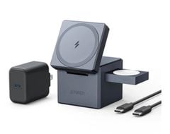 Đế sạc Anker 737 3-in-1 Cube MagSafe Xám Y1811JA1