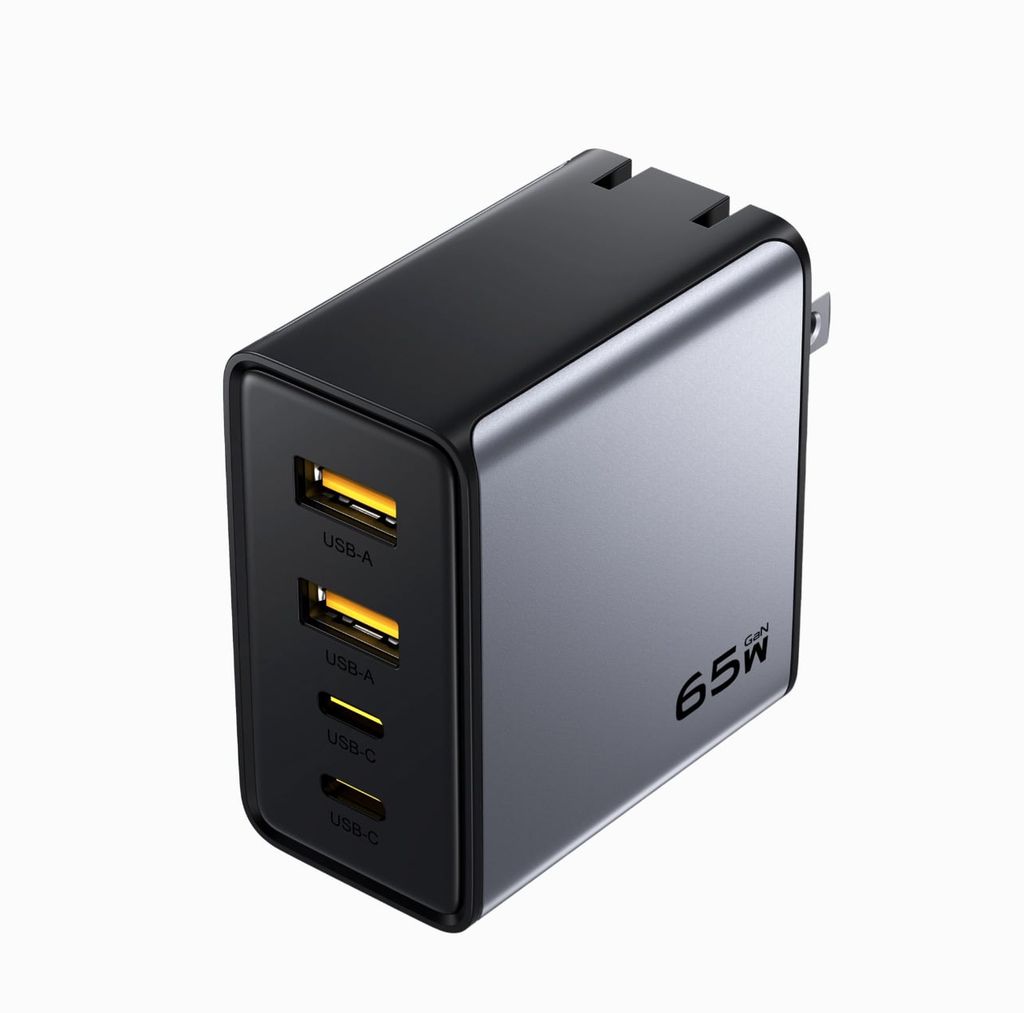 Sạc Pisen BOLT Utility 65W 4-Port GaN Fast Charger(US) model TP-C66