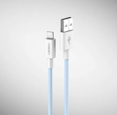 Cáp sạc PISEN Fast - Vivid Lightning USB-A 1m, Sky Blue