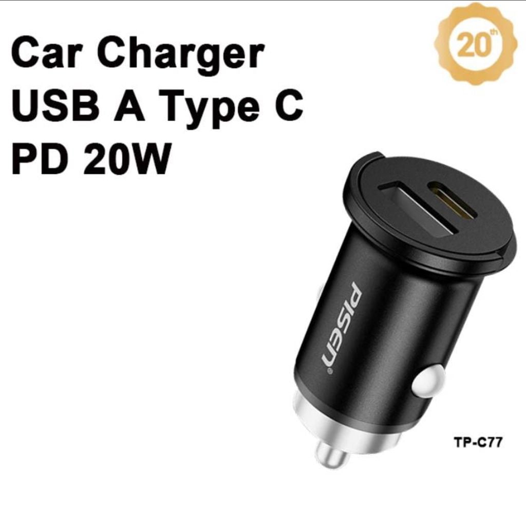 Sạc PISEN QUICK Car Tiny 20W 1C1A model TP-C77(GLB)