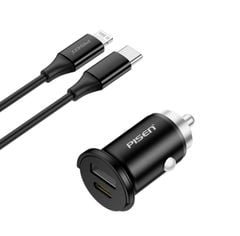 Sạc PISEN QUICK Car Tiny 20W 1C1A CL1000 model TP-C77(Lightning/GLB)