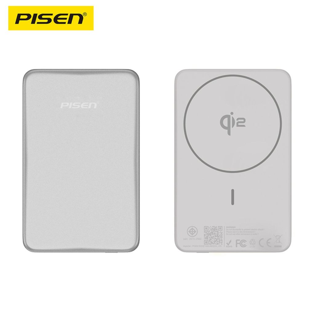 Sạc dự phòng PISEN PRO SleekVolt PowerMag 20W 5000mAh model TP-D147(GLB)