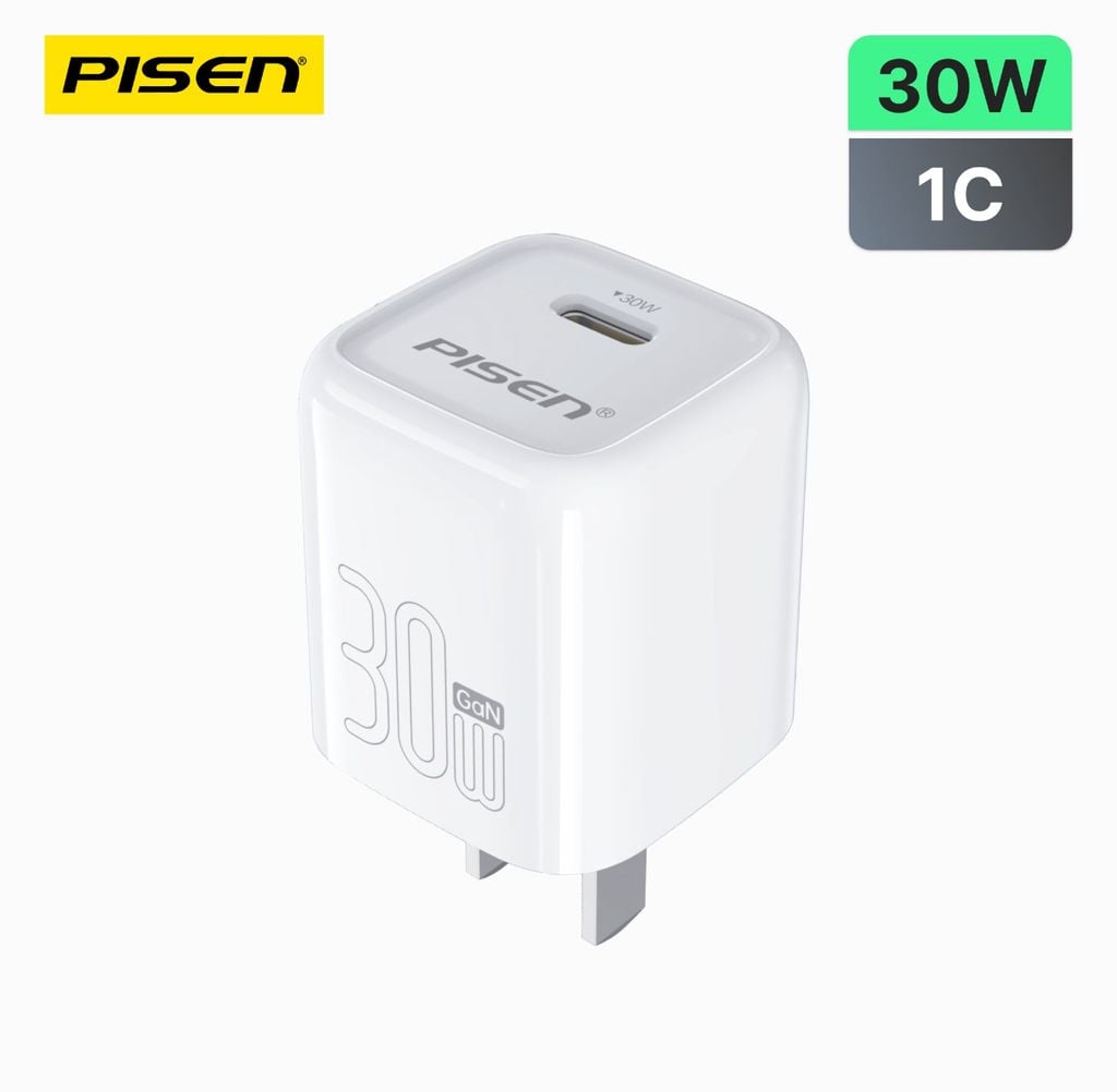 Sạc PISEN QUICK PD30W Pudding (US) model TP-C72 (GLB)