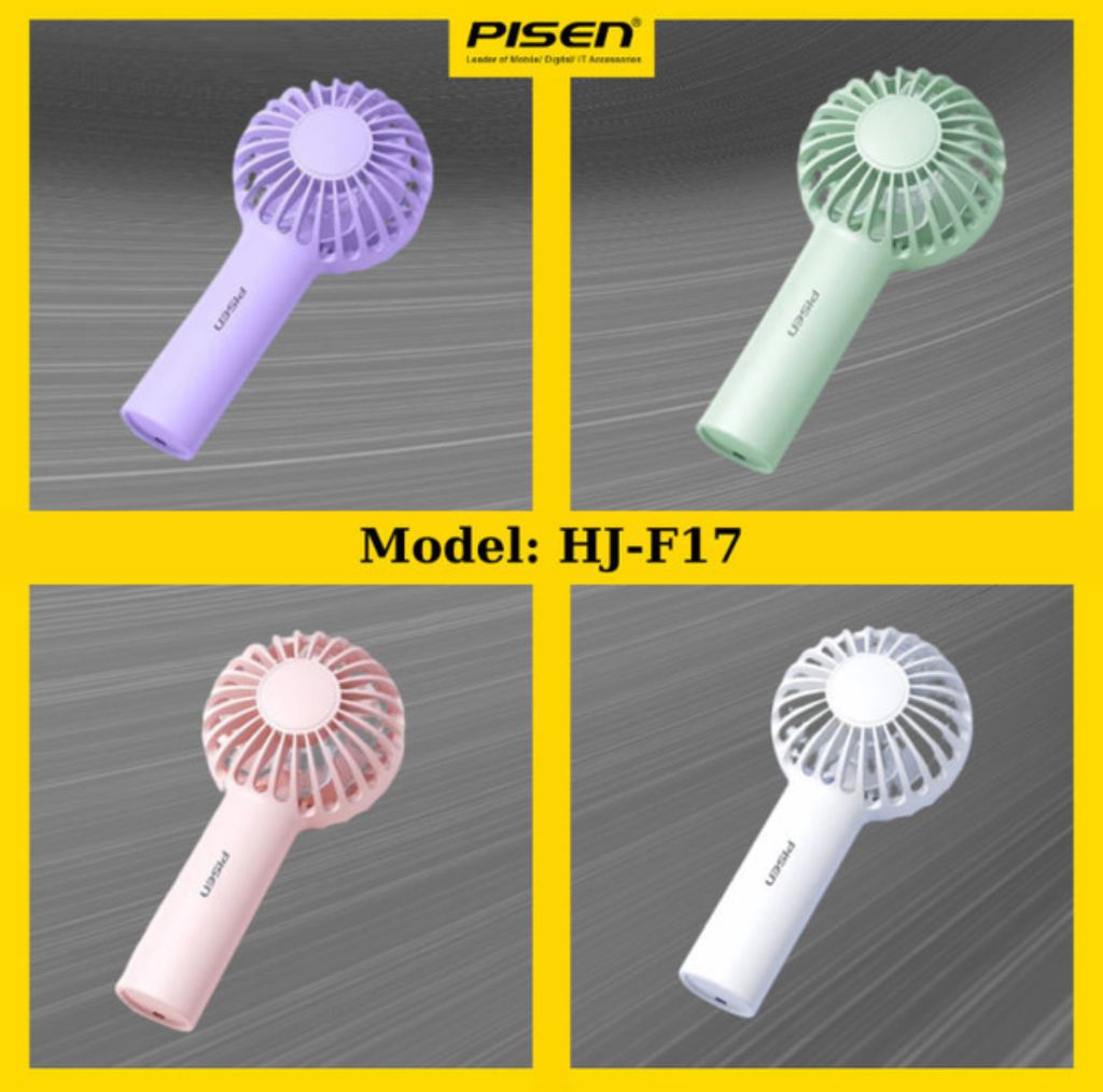 Quạt Không Dây Mini PISEN-F17 (HJ-F17 ) model HJ-F17