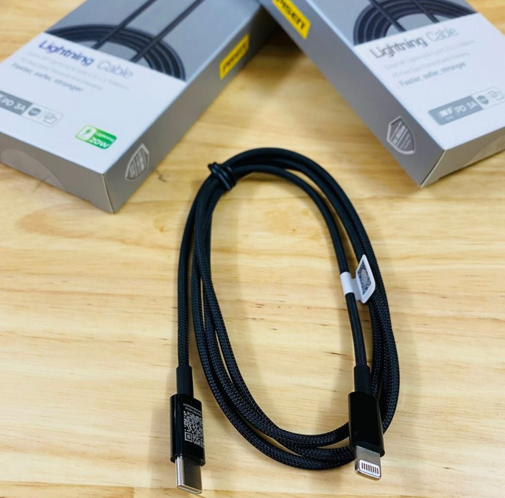 Cáp PISEN Quick MF Lightning & Type-C (C-L ) 1000mm 20W model MF-TC01-1000(NEW)