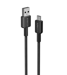 Cáp sạc Anker 322 A-C 0.9m Nylon Đen A81H5