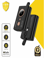 Sạc dự phòng PISEN QUICK - POWERLink 22.5W 10000mAh (Type-C)  Magic black model TP-D30(GLB)
