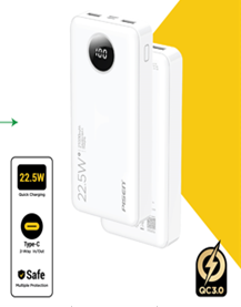 Sạc dự phòng PISEN PRO - Power Cube 22.5W 21000mAh model TS-D301(GLB)