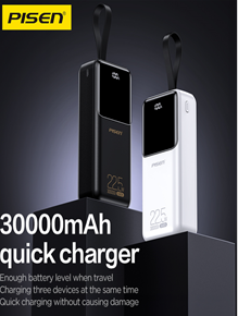 Sạc dự phòng Semi Mirror 22.5W 30000mAh model TP-D040(GLB)