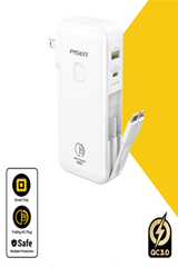 Sạc dự phòng PISEN QUICK High Power Box 22.5W 10000mAh - Kèm cáp TS-D312(GLB)