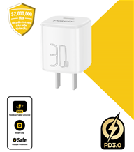 Sạc PISEN QUICK- Mr White Tiny USB-C 30W model TS-C175(GLB)
