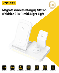 Sạc PISEN PRO - Wireless 3-in-1 Night Light model XY-C56