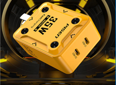 Sạc PISEN QUICK Mecha PD35W GaNUltra 2C Charger, Yellow model TS-C186