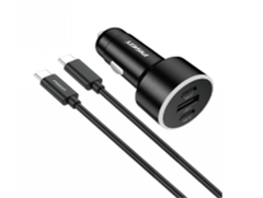 Sạc PISEN QUICK Car 60W 2C1A CC1000 model TP-C79(Lightning/GLB)
