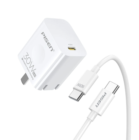 Sạc PISEN QUICK PD 30W CC1000 GaN Folding Chager model TS-C179(Type-C)