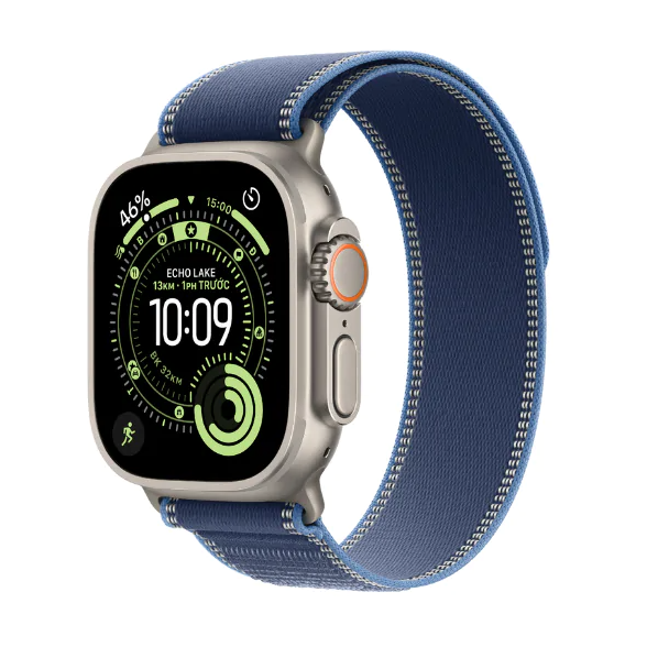 Apple Watch Ultra 3 (GPS + Cellular) 49mm Viền Titanium Trail Loop Chính Hãng