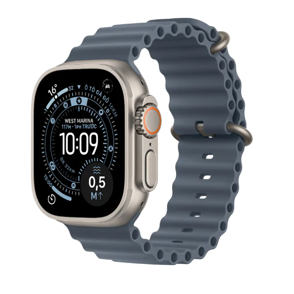 Apple Watch Ultra 3 (GPS + Cellular) 49mm Viền Titanium Ocean Band Chính Hãng