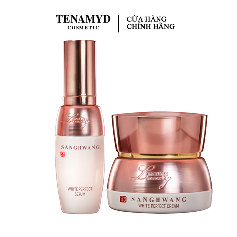 Combo dưỡng ẩm và trắng da Nấm Thượng Hoàng (Tinh chất Nấm Thượng Hoàng 40ml + Kem dưỡng trắng da Nấm Thượng Hoàng 50g)