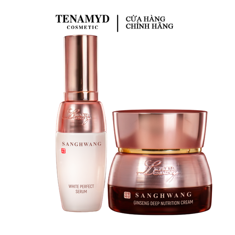 Combo dưỡng ẩm Nấm Thượng Hoàng và Sâm (Tinh chất Nấm Thượng Hoàng 40ml + Kem Nấm Thượng Hoàng và Sâm 60g)