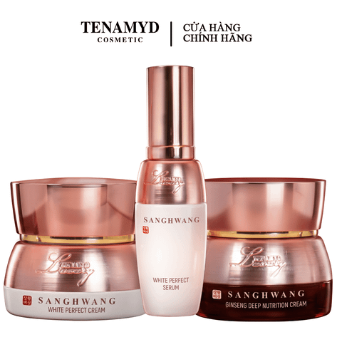 Bộ 3 dưỡng ẩm và dưỡng trắng Nấm Thượng Hoàng và Nhân Sâm