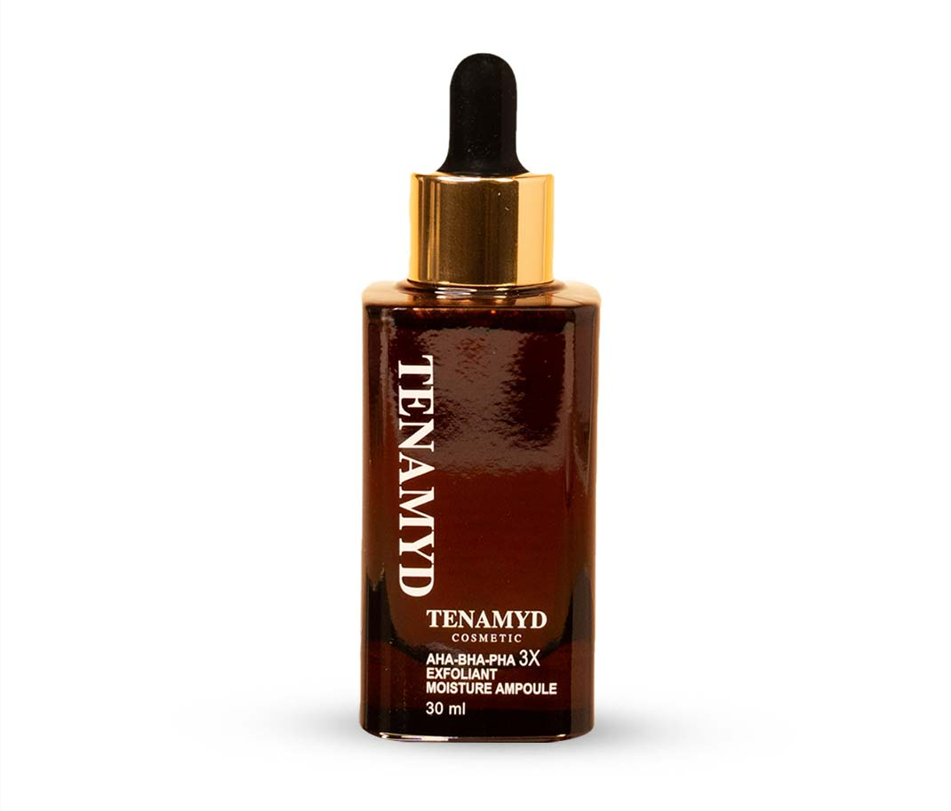 Dưỡng chất làm sạch tế bào chết AHA-BHA-PHA – TENAMYD AHA-BHA-PHA 3X EXFOLIANT MOISTURE AMPOULE (30ml)