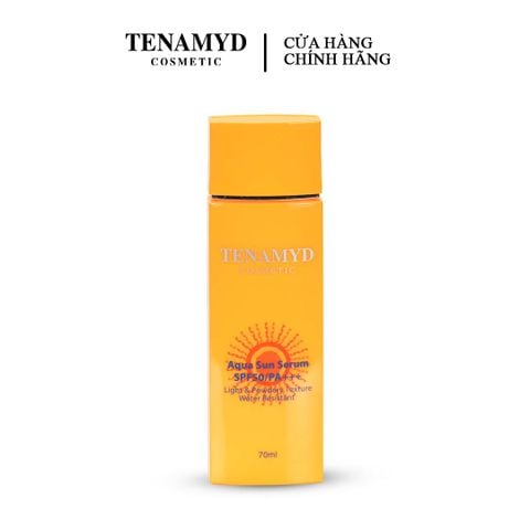 Tinh chất chống nắng dạng nước - TENAMYD AQUA SUN SERUM SPF50/PA+++/ Tuýp/ 70ml