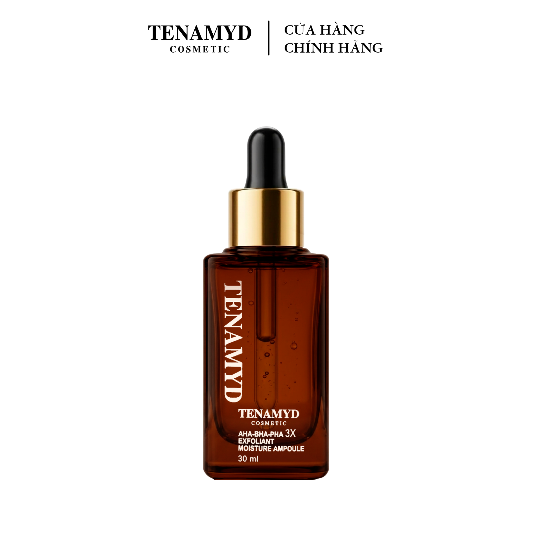 Dưỡng chất làm sạch tế bào chết AHA-BHA-PHA – TENAMYD AHA-BHA-PHA 3X EXFOLIANT MOISTURE AMPOULE (30ml)