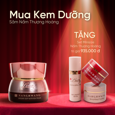 Kem Sâm Nấm Thượng Hoàng, Tặng ngay Set Minisize Nấm Thượng Hoàng trị giá 935.000đ