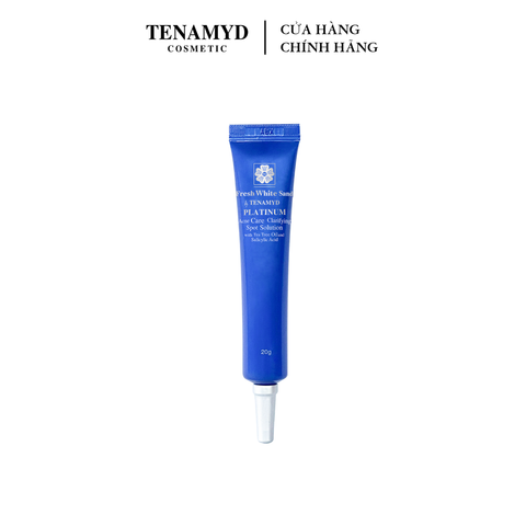Kem thoa trên nốt mụn - FRESH WHITE SAND BY TENAMYD PLATINUM ACNE CARE CLARIFYING  SPOT SOLUTION/ tuýp/ 20g