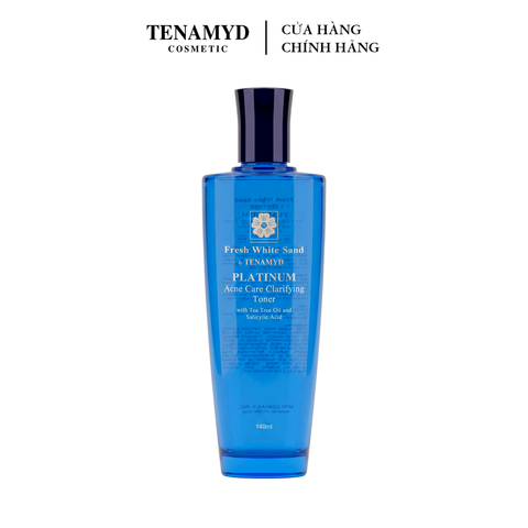 Nước dưỡng dành cho da mụn - FRESH WHITE SAND BY TENAMYD PLATINUM ACNE CARE CLARIFYING TONER/ chai/ 140ml