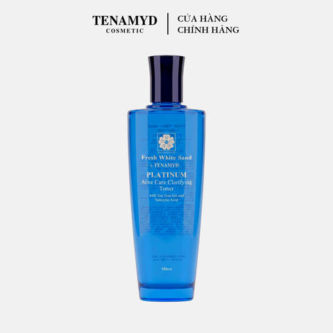Nước dưỡng dành cho da mụn - FRESH WHITE SAND BY TENAMYD PLATINUM ACNE CARE CLARIFYING TONER/ chai/ 140ml