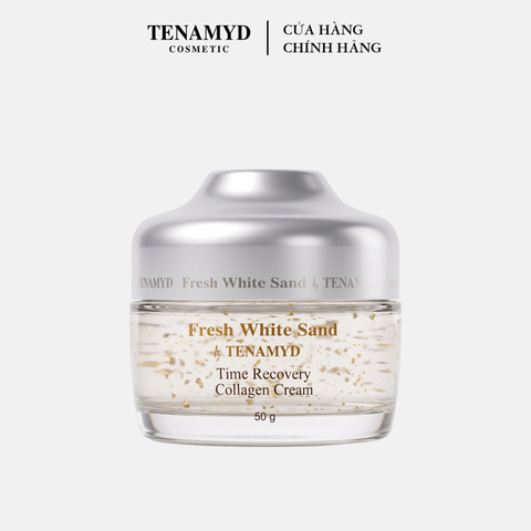Kem dưỡng da Collagen - FRESH WHITE SAND BY TENAMYD TIME RECOVERY COLLAGEN CREAM/ Lọ/ 50g