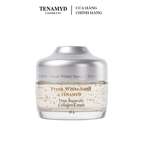 Kem dưỡng da Collagen - FRESH WHITE SAND BY TENAMYD TIME RECOVERY COLLAGEN CREAM/ Lọ/ 50g