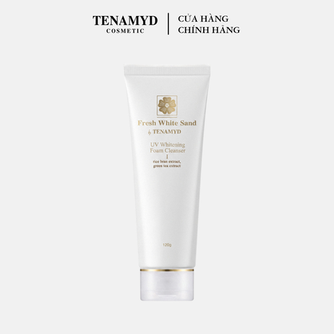 Sữa rửa mặt dành cho da dầu và da hỗn hợp - FRESH WHITE SAND BY TENAMYD UV WHITENING FOAM CLEANSER 1/ Tuýp/ 120g