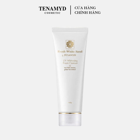 Sữa rửa mặt dành cho da khô và da nhạy cảm - FRESH WHITE SAND BY TENAMYD UV WHITENING FOAM CLEANSER 2/ Tuýp/ 120g