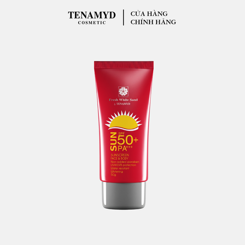 Kem chống nắng - FRESH WHITE SAND BY TENAMYD SUNSCREEN SPF50+/PA+++/ Tuýp/ 50g