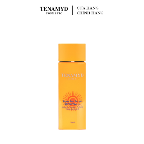 Tinh chất chống nắng dạng nước - TENAMYD AQUA SUN SERUM SPF50/PA+++/ Tuýp/ 70ml