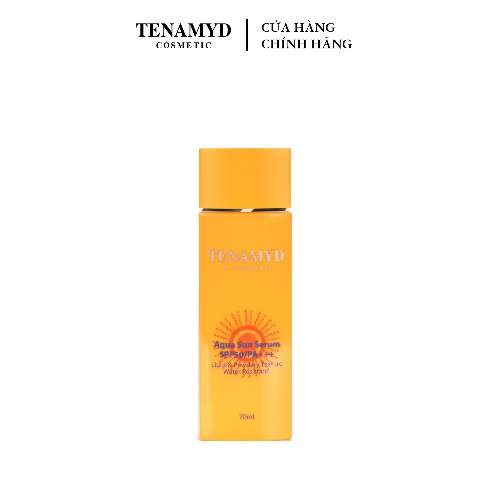 Tinh chất chống nắng dạng nước - TENAMYD AQUA SUN SERUM SPF50/PA+++/ Tuýp/ 70ml