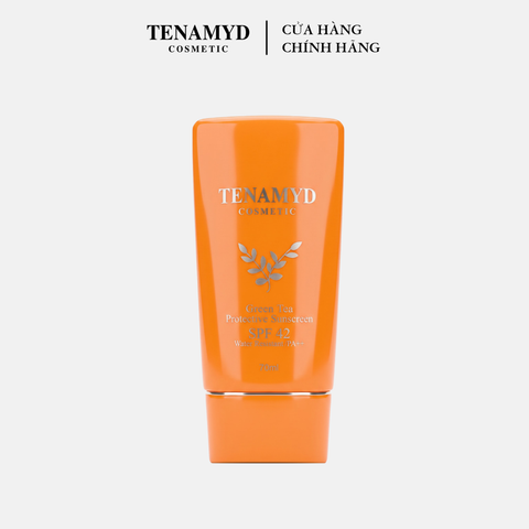 Kem chống nắng trà xanh SPF42/PA++ - TENAMYD GREEN TEA PROTECTIVE SUNSCREEN SPF42 WATER  RESISTANT/PA++/ Tuýp/ 70ml