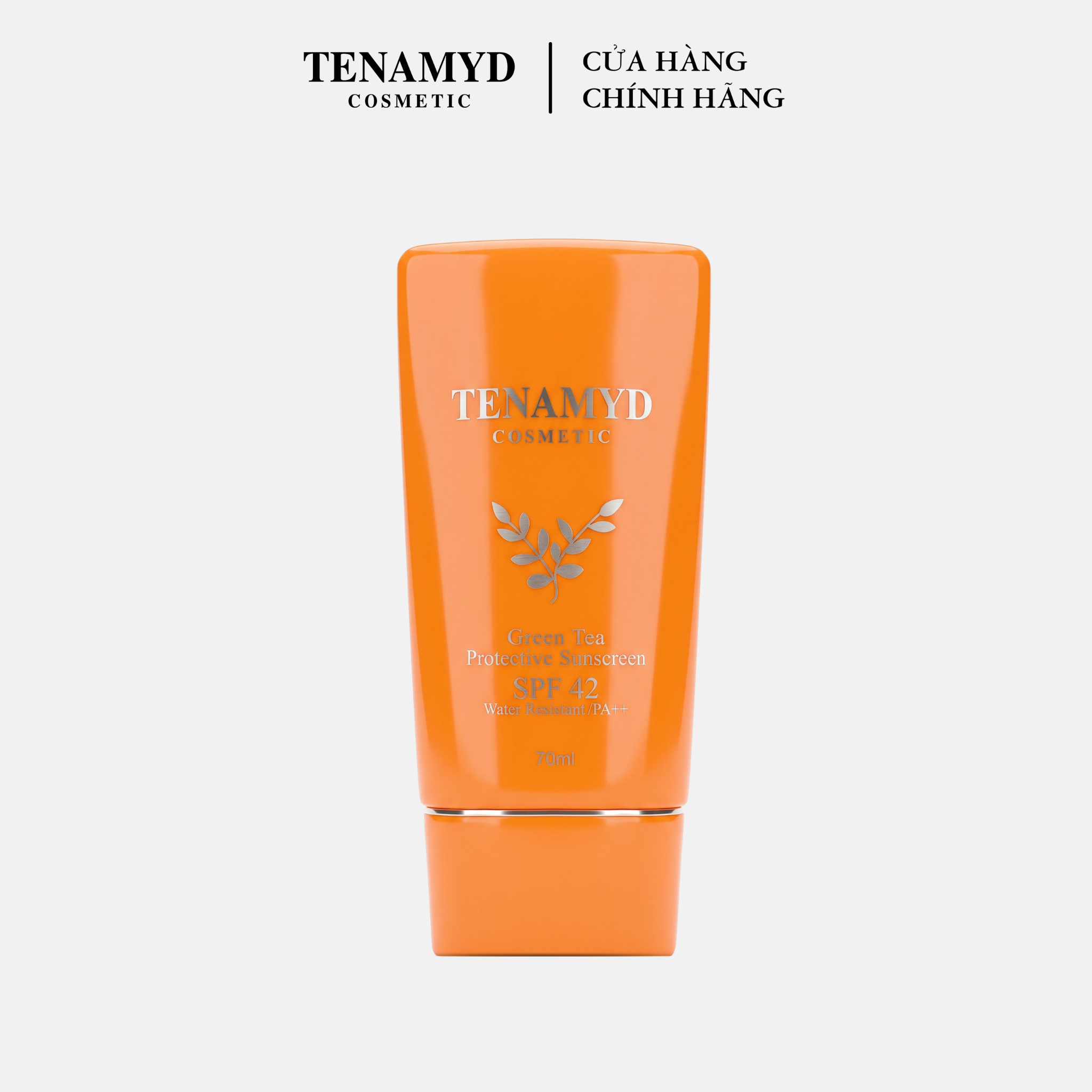Kem chống nắng trà xanh SPF42/PA++ - TENAMYD GREEN TEA PROTECTIVE SUNSCREEN SPF42 WATER  RESISTANT/PA++/ Tuýp/ 70ml