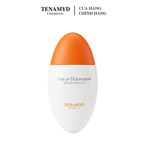 Tinh chất dưỡng da chống nắng & nâng tông SPF 50+/PA++++ - TENAMYD TONE UP 3X SUN SERUM SPF 50+/PA++++/ tuýp/ 55g