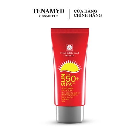 Kem chống nắng - FRESH WHITE SAND BY TENAMYD SUNSCREEN SPF50+/PA+++/ Tuýp/ 50g