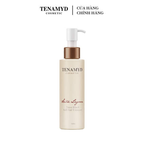 Gel rửa mặt Dành cho da lão hoá - TENAMYD SILK LAGOON TIME BLOCK SOFT GEL CLEANSER/ Chai/ 120ml